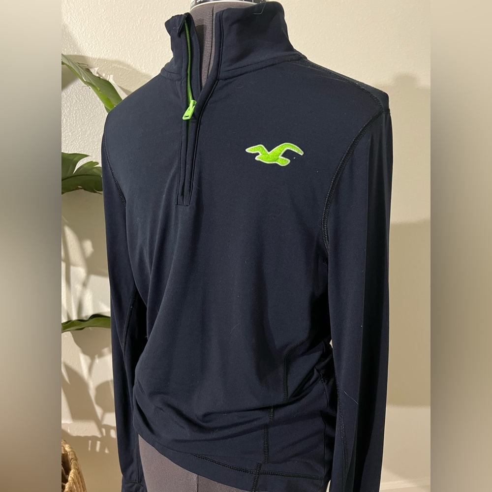 NEW HOLLISTER Mens 1/4 Zip Pullover, Size XL